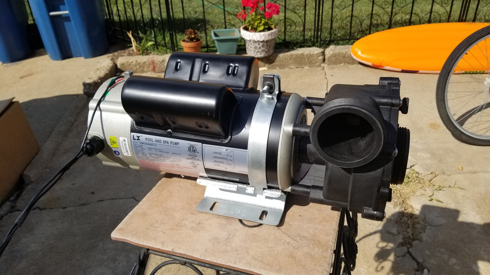 New replacement jet pump after it arrived