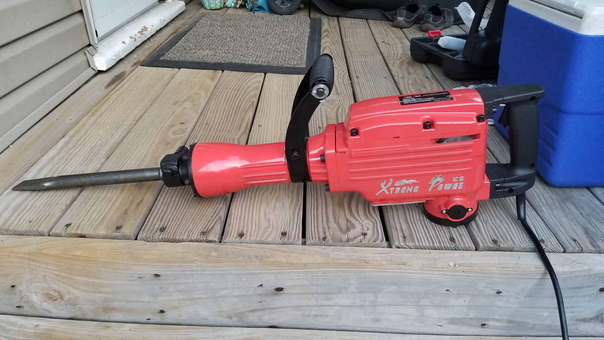 Electric jackhammer purchased for concrete demolition