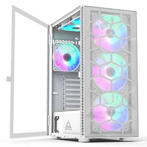 Swivel glass panel