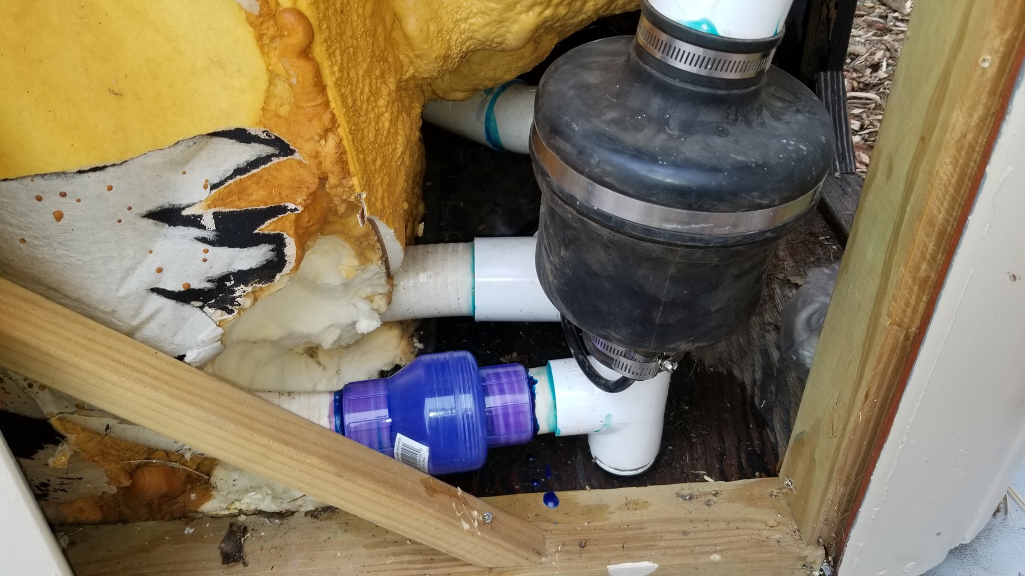 New hot tub air blower installed